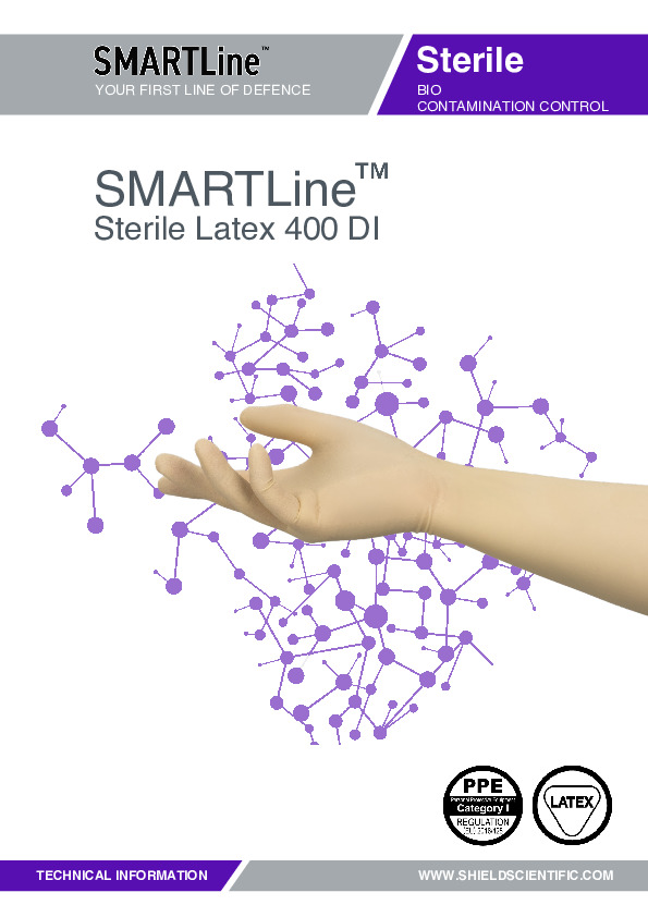 PDF SMARTLine™ 멸균 라텍스 400 DI