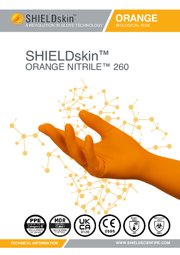 PDF SHIELDskin™ ORANGE NITRILE™ 260