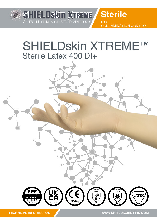 PDF SHIELDskin XTREME™ Sterile Latex 400 DI+