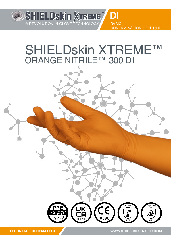 PDF SHIELDskin XTREME™ ORANGE NITRILE™ 300 DI